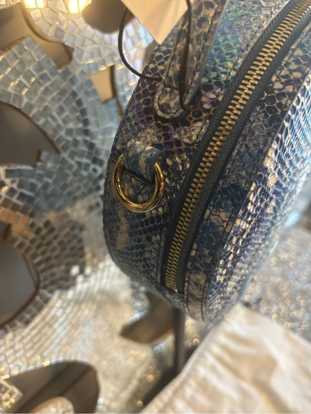 ⭐️Brahmin Lane Joyful Oceangrove Leather Handbag